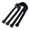EcoZippy Halloween Crinkle Scaredy Black Cat Plush Squeaky Dog Toy