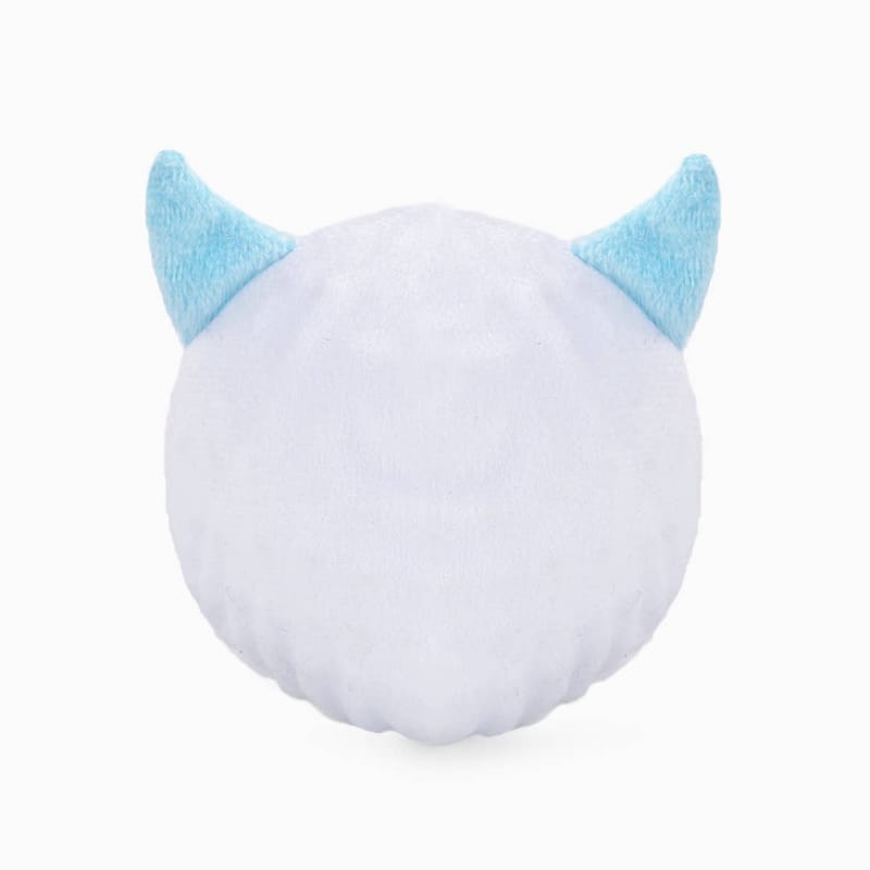 Hugsmart Products Inc dog toys Happy Woofmas Yeti Ball Plush Dog Toy