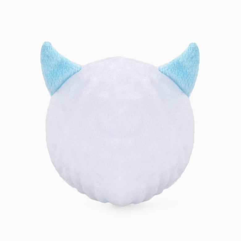 Hugsmart Products Inc dog toys Happy Woofmas Yeti Ball Plush Dog Toy