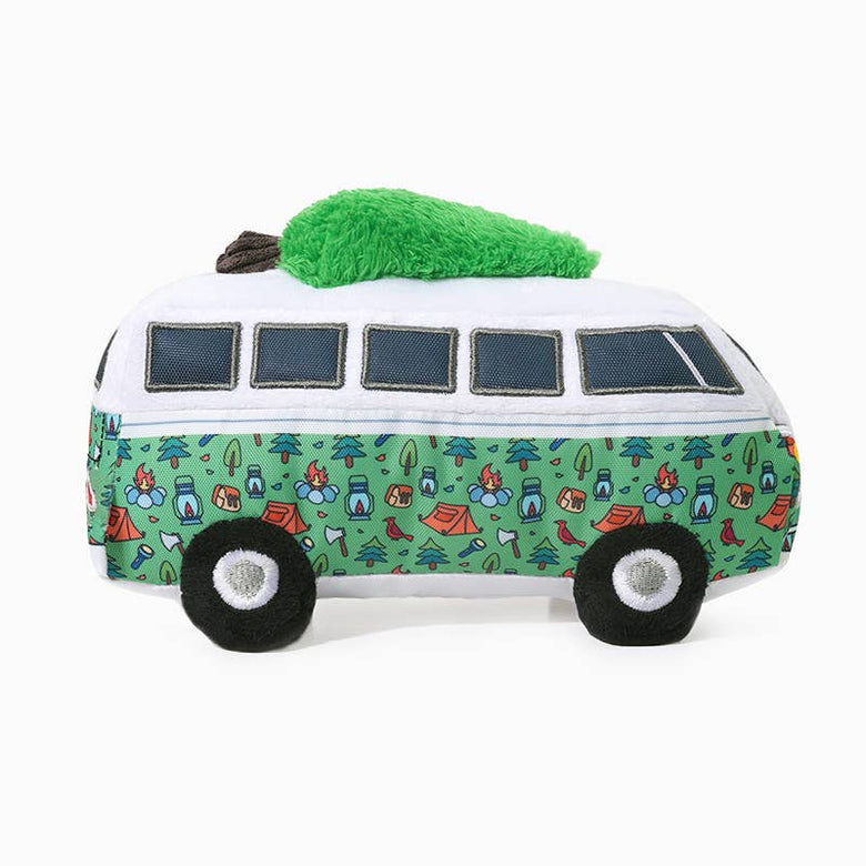 Hugsmart Products Inc Dog Toys Volkswagen Camper Van Plush Squeak Dog Toy