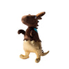 Petshop by Fringe Studio dog toys Easter Choc-A-Saurus Bunny Ears Rex Spring Plush Squeak Dog Toy