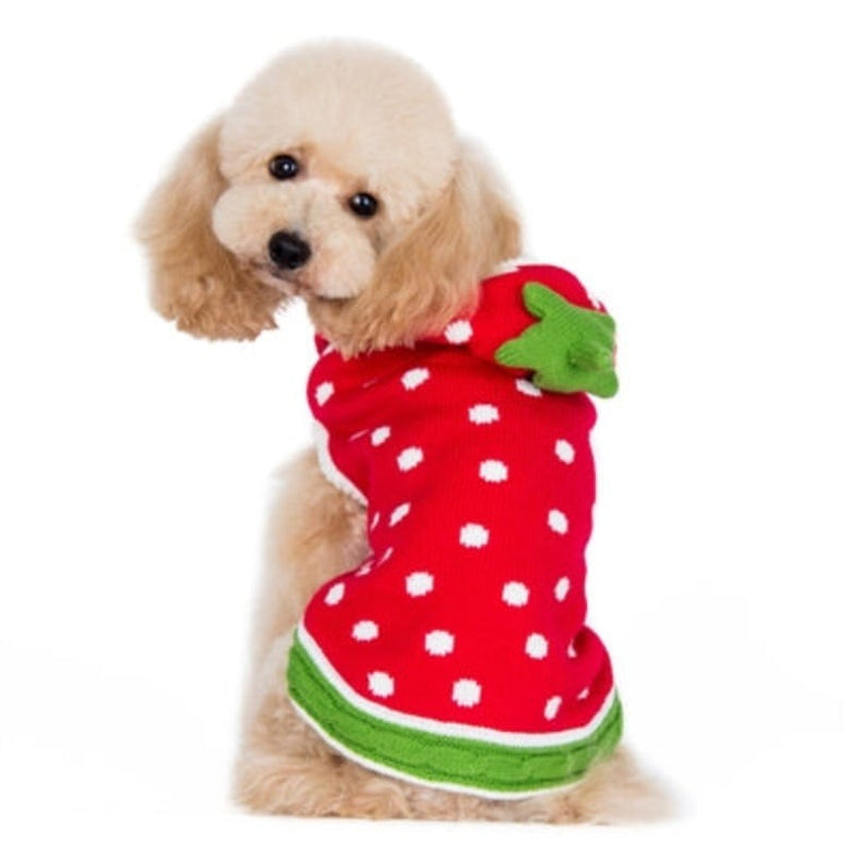Dogo Pet Sweaters 2XL Strawberry Dog Sweater - Only Available in Size 2XL