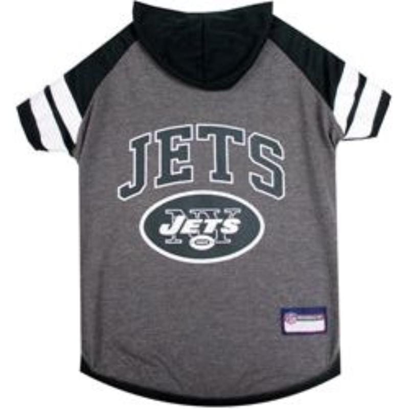 Pets First Tee's XS New York Jets Hoody Dog Tee