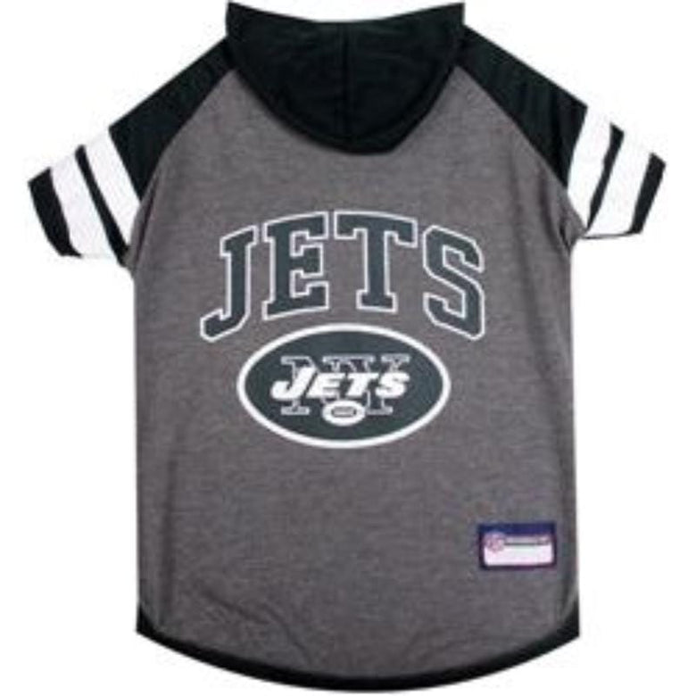 Pets First Tee's XS New York Jets Hoody Dog Tee