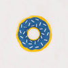 ZippyPaws dog toys Hanukkah Jumbo Donutz Blue Squeaky Dog Toy
