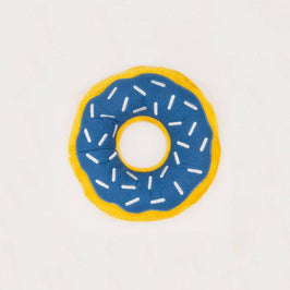 ZippyPaws dog toys Hanukkah Jumbo Donutz Blue Squeaky Dog Toy
