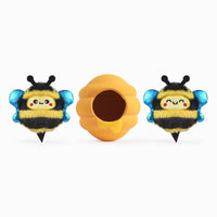 Hugsmart Products Inc Dog Toys Puppy Garden Spring Buzz 'N' Hide Interactive Plush Squeak Dog Toy Set - 3 Pc