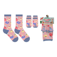 Extreme Fit Wholesale Extreme Fit Wholesale - Matching Pet And Owner Fun Socks - Hot Cocao