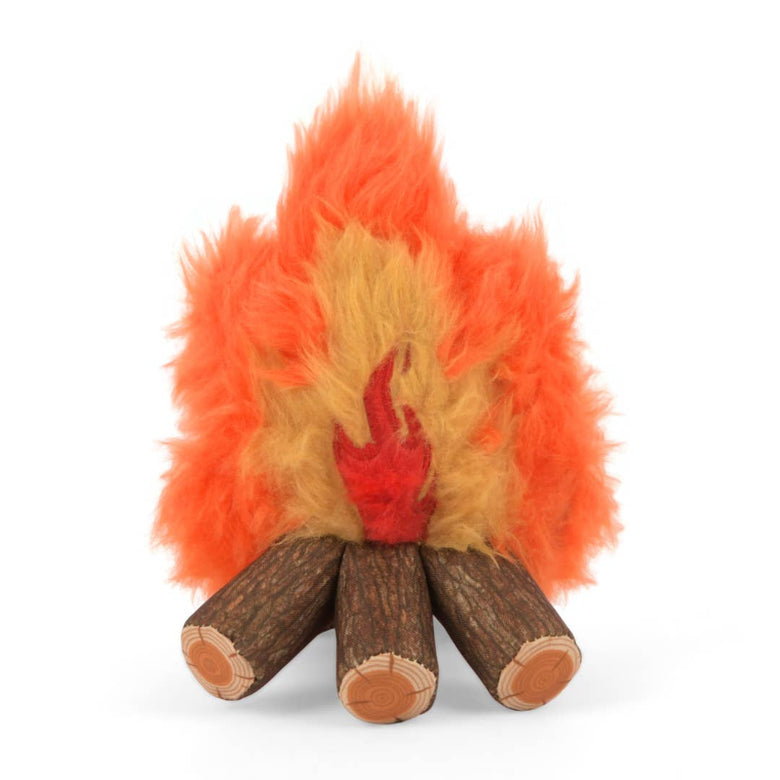 Camp Corbin Cozy Campfire Plush Squeaky Dog Toy