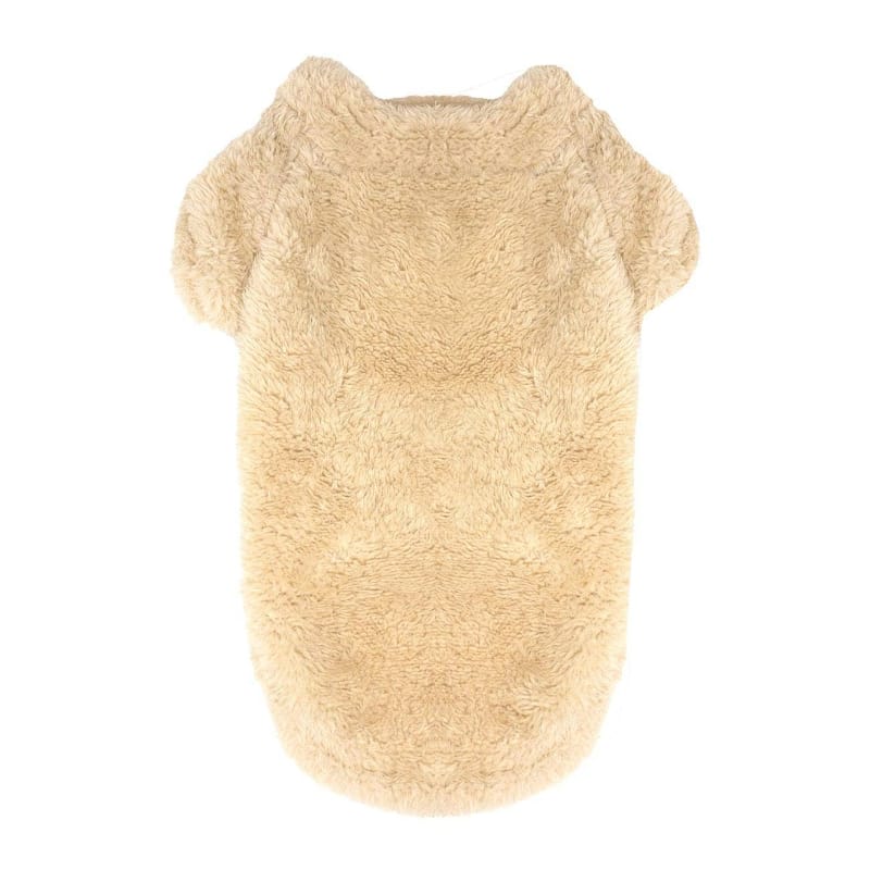 Doggie Design SWEATERS XS Cream Soft Plush Warm Dog Pullover