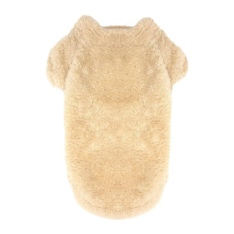 Doggie Design SWEATERS XS Cream Soft Plush Warm Dog Pullover