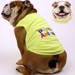 Parisian Pet® Tee's Party Animal Lime Green Dog T-Shirt