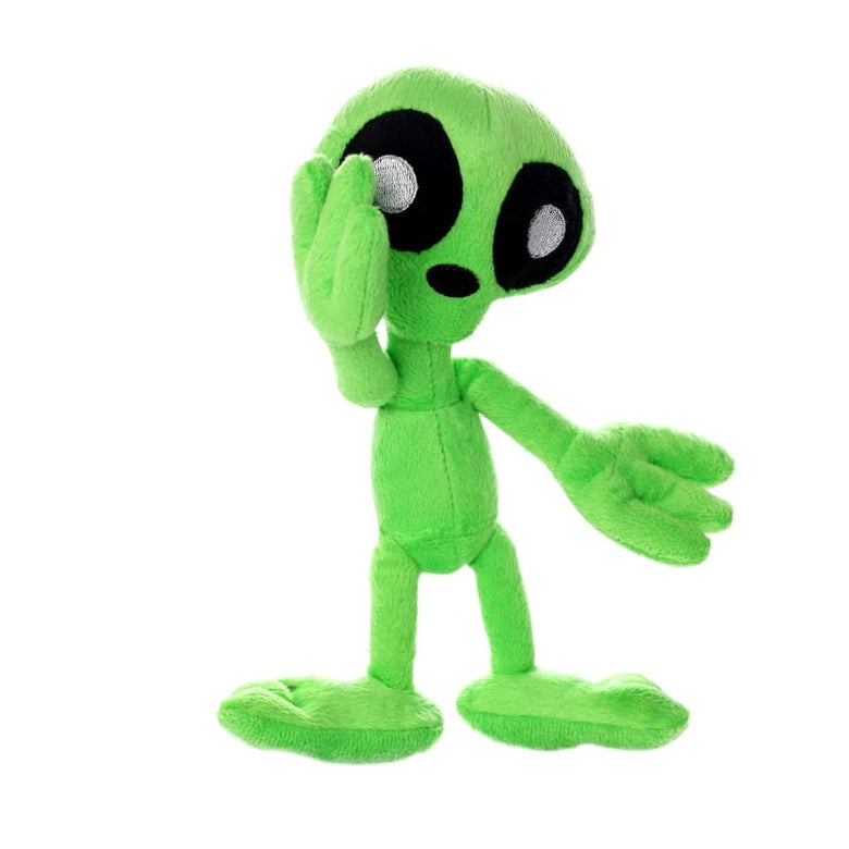 Tuffy Dog Toys - VIP Products dog toys Mighty Jr Liar Green Alien Plush Squeaky Dog Toy