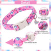 TM - PETS IN FAIRYLAND Collars Cartoon Hearts Pattern with Charm Pink Dog Collar