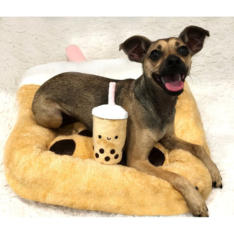TONBO pet beds Boba Dog Bed and Boba Crinkle Toy