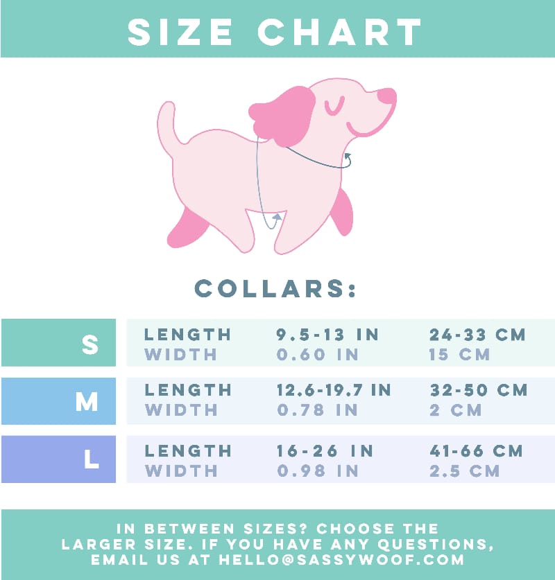 SASSY WOOF COLLARS Mon Cherry (Fruits) Pink Adjustable Dog Collar