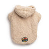 Cream Sherpa Fleece Winter Warm Pet Hoodie / Sweater