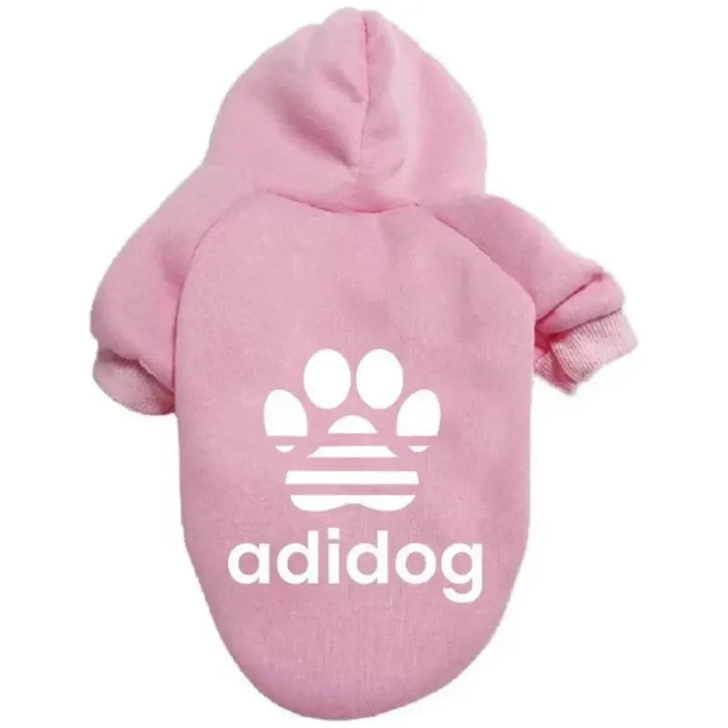 AE - LMDS Dog Apparel Pnk / XS Adi-dog Dog Hoodie in Pink or Black