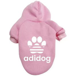 AE - LMDS Dog Apparel Pnk / XS Adi-dog Dog Hoodie in Pink or Black