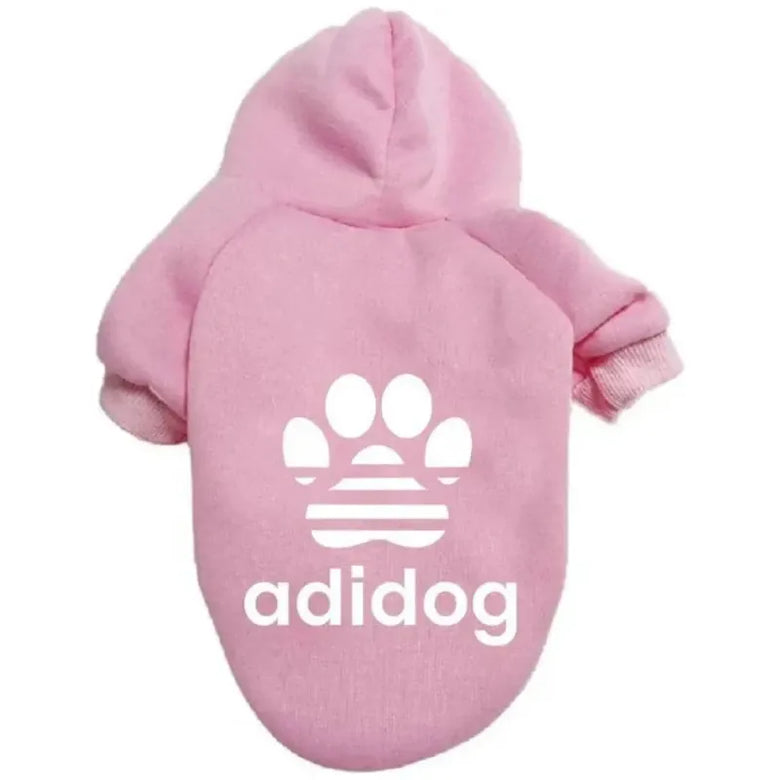 AE - LMDS Dog Apparel Pnk / XS Adi-dog Dog Hoodie in Pink or Black