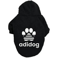 AE - LMDS Dog Apparel Blk / XS Adi-dog Dog Hoodie in Pink or Black