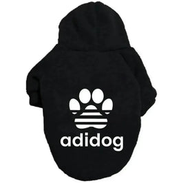 AE - LMDS Dog Apparel Blk / XS Adi-dog Dog Hoodie in Pink or Black