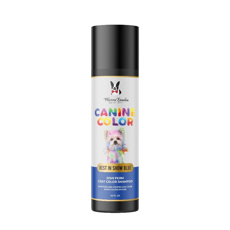 Warren London Spa Product Blue Canine Color Semi Perm Coat Color Shampoo for Dogs