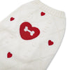 DogoPet.com Sweater Bone Heart Sweater
