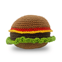 DogoPet.com Crochet Toys Burger Crochet Toy