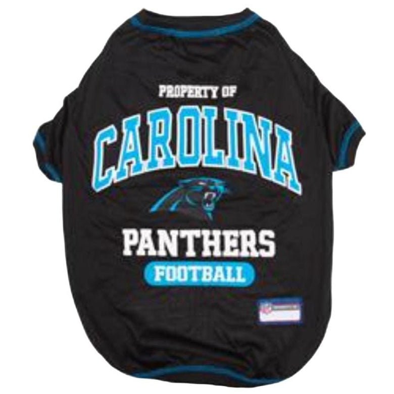 Pets First Tee's XS Carolina Panthers Dog Tee