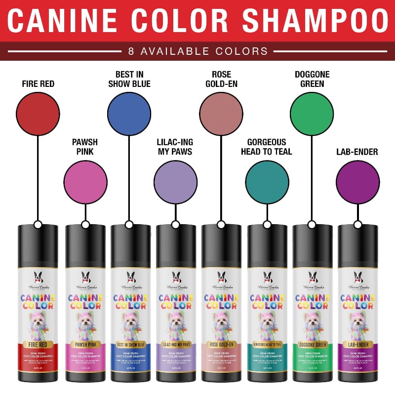 Warren London Spa Product Canine Color Semi Perm Coat Color Shampoo for Dogs