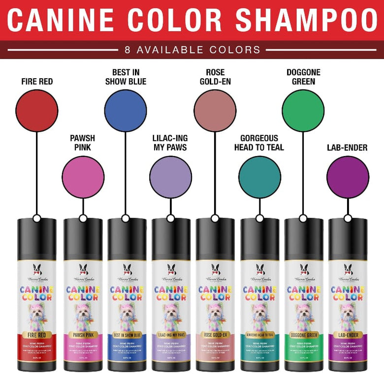 Warren London Spa Product Canine Color Semi Perm Coat Color Shampoo for Dogs
