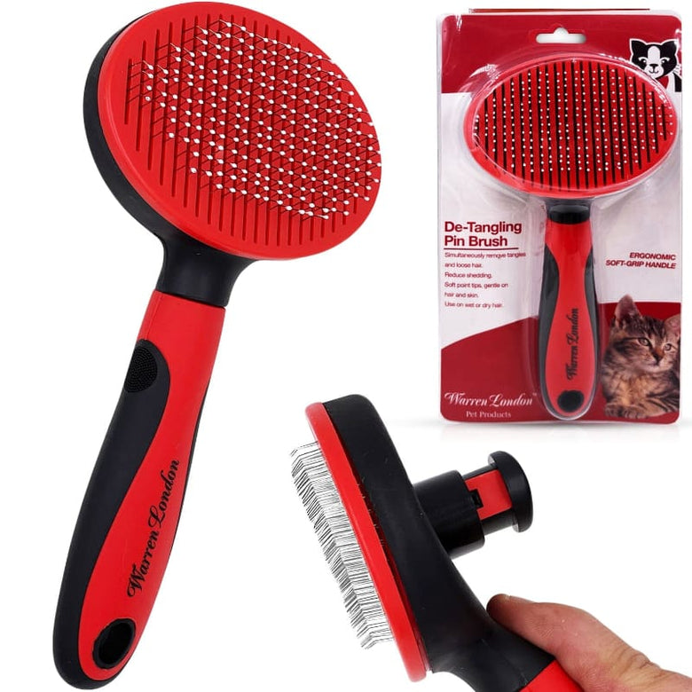 Warren London Cat Supplies Cat De-Tangling Pin Brush