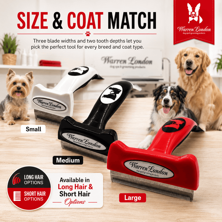 Warren London Leashes, Collars & Accessories Warren London Long Hair Deshedding Brush