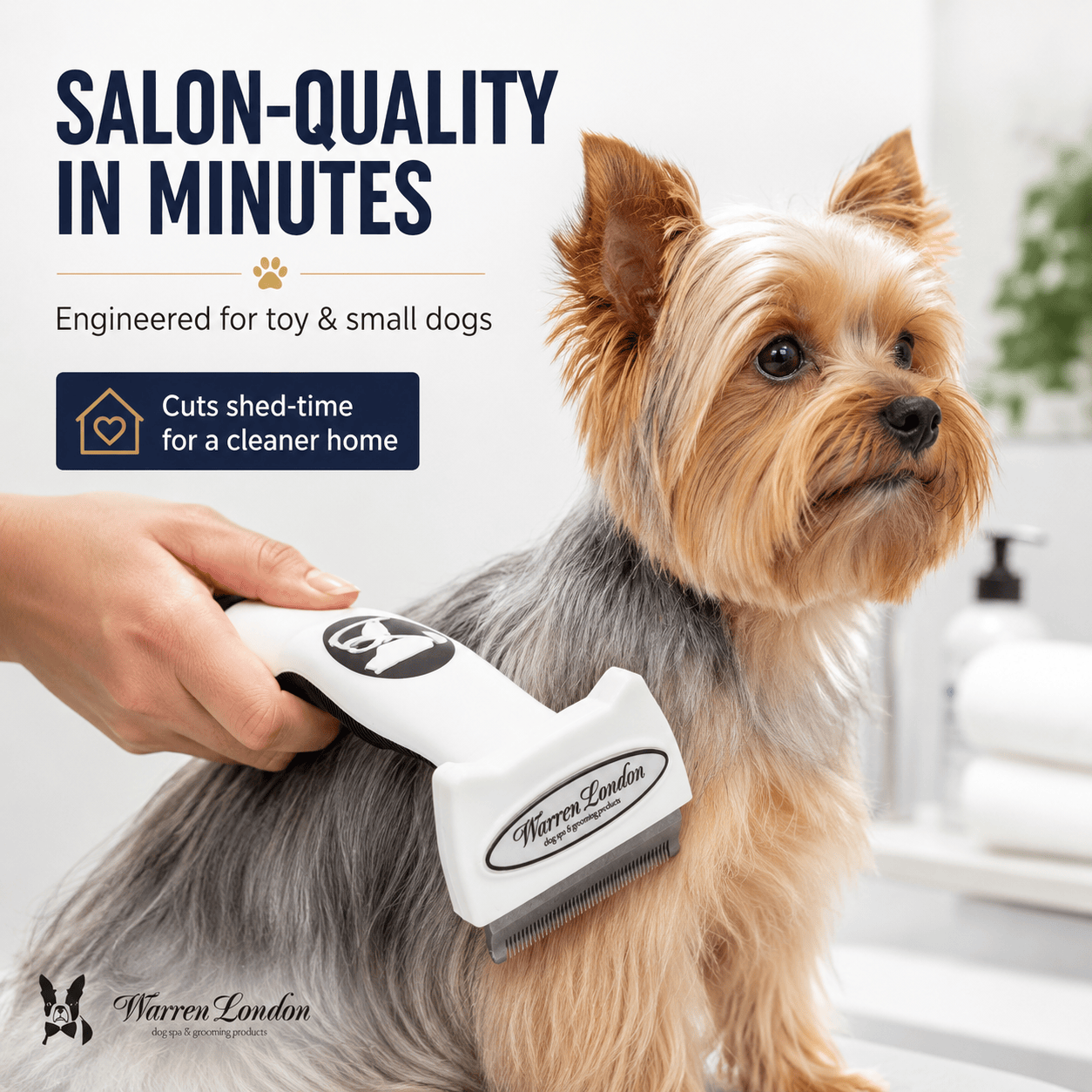 Warren London Leashes, Collars & Accessories Warren London Long Hair Deshedding Brush