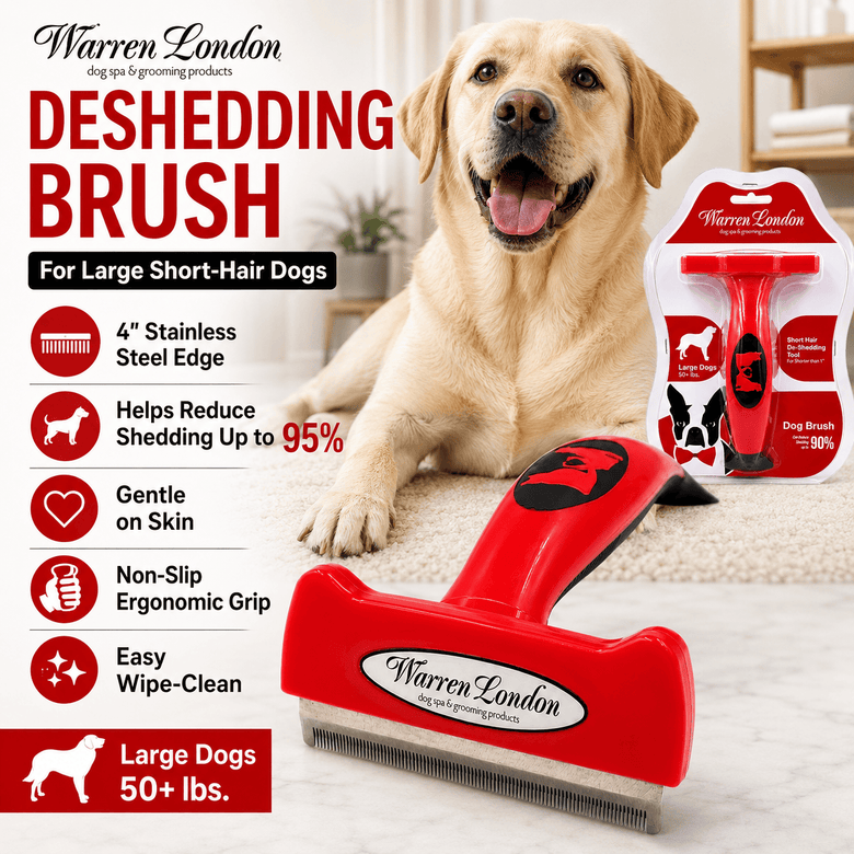 Warren London Leashes, Collars & Accessories Warren London Short Hair Deshedding Brush