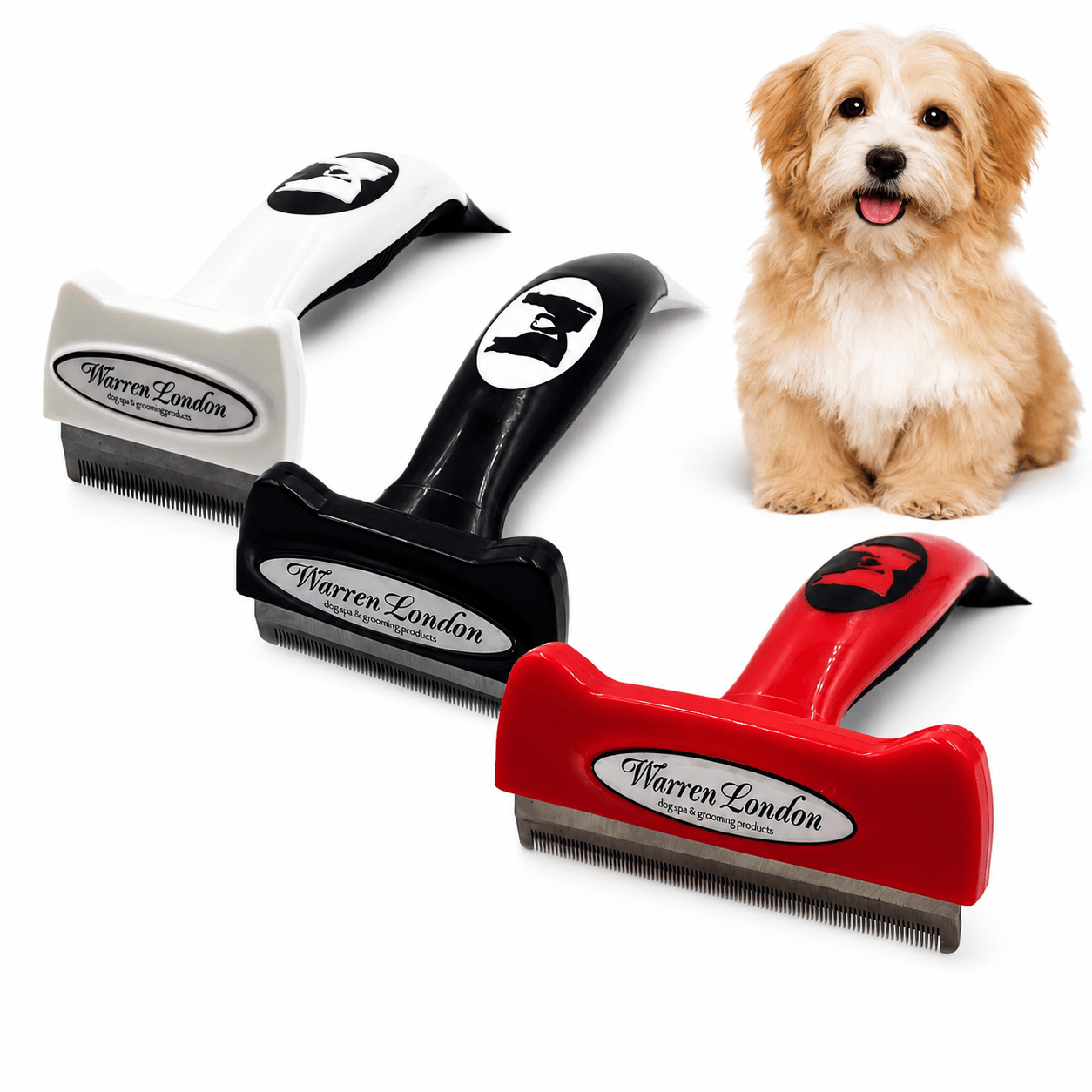 Warren London Leashes, Collars & Accessories Warren London Long Hair Deshedding Brush