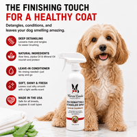 Warren London Spa Product Dog De-matting and Detangler Spray - Leave-In Conditioner