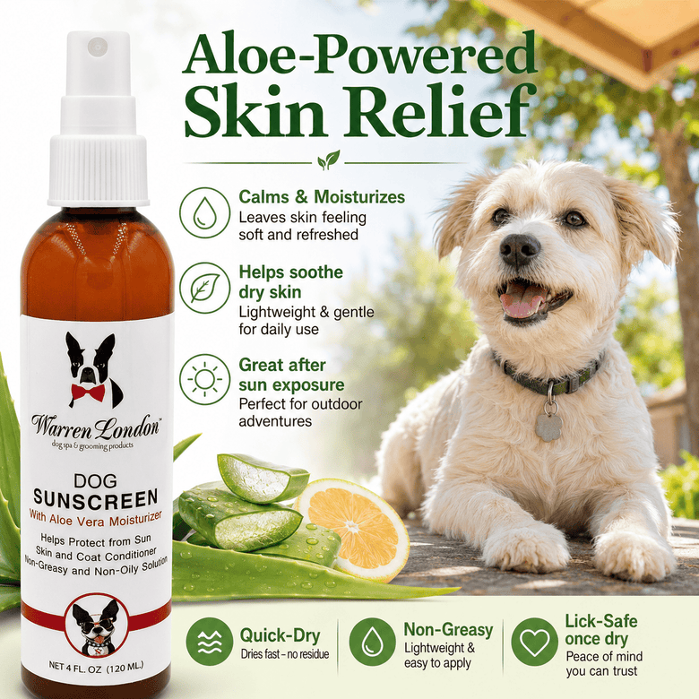 Warren London Spa Product Dog Sunscreen With Aloe Vera Moisturizer