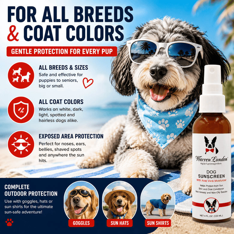 Warren London Spa Product Dog Sunscreen With Aloe Vera Moisturizer