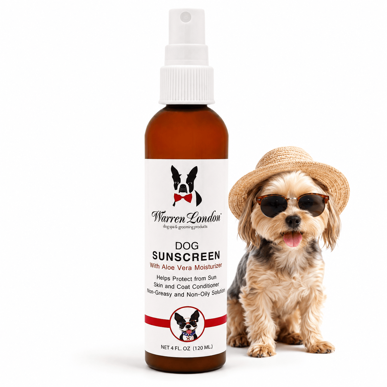 Warren London Spa Product Dog Sunscreen With Aloe Vera Moisturizer
