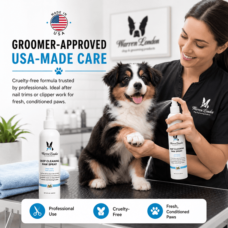 Warren London Spa Product Deep Cleaning Paw Spray for Dogs