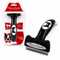 Warren London Leashes, Collars & Accessories Medium 2.5" Brush (25 - 50 lbs) Warren London Short Hair Deshedding Brush