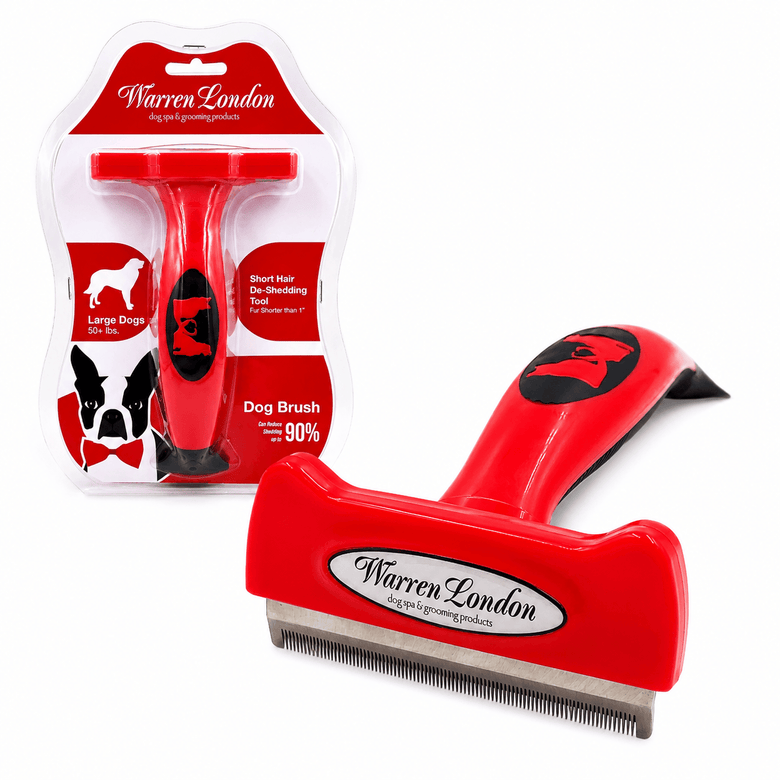 Warren London Leashes, Collars & Accessories Large 4" Brush (40+ lbs) Warren London Short Hair Deshedding Brush