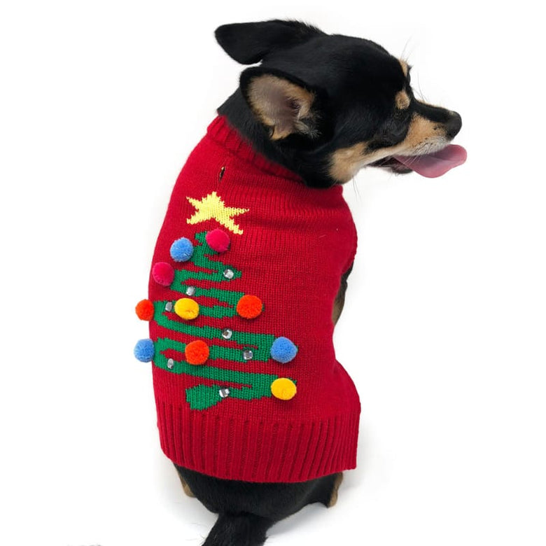DogoPet.com Sweater Christmas Tree Sweater