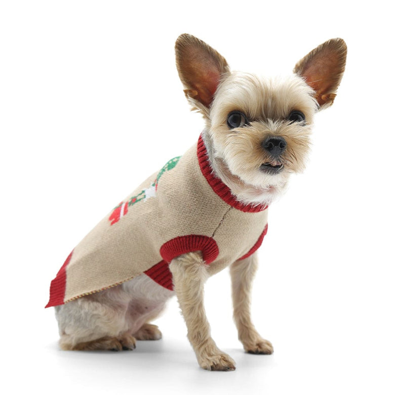DogoPet.com Sweater Christmas Wreath Sweater