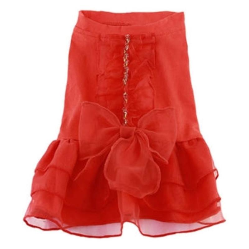 Parisian Pet® Dog Apparel XS / Red Royal Tutu Dog Dress - Red or Purple