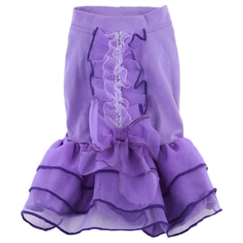 Parisian Pet® Dog Apparel XS / Purple Royal Tutu Dog Dress - Red or Purple