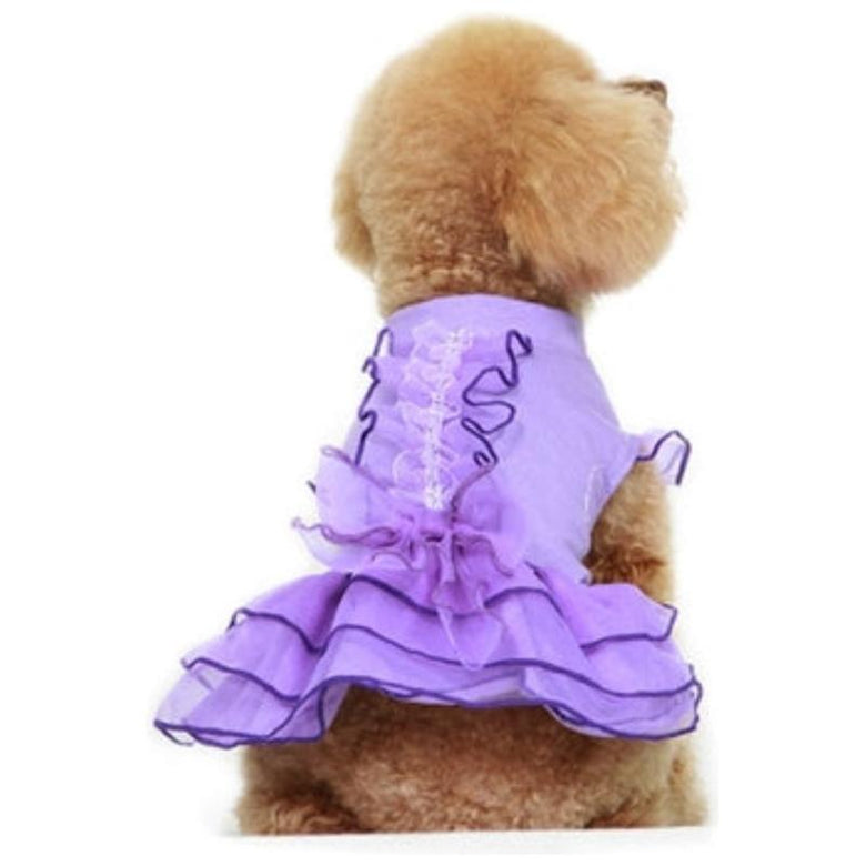 Parisian Pet® Dog Apparel Royal Tutu Dog Dress - Red or Purple