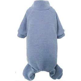 Parisian Pet® Pajamas Blue / SM Ribbed Pet Pajamas in Blue